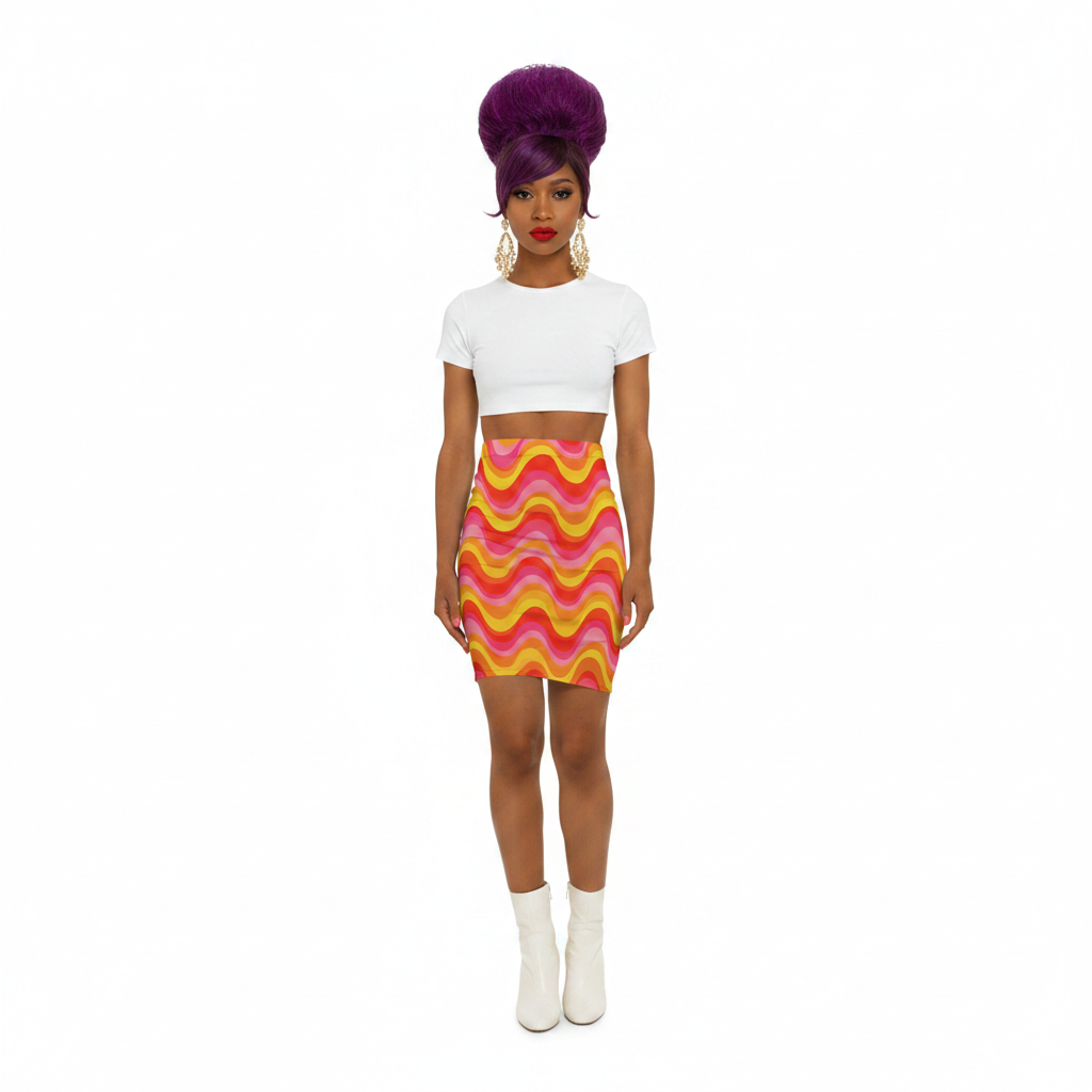 Modelka 2 - Black purple beehive