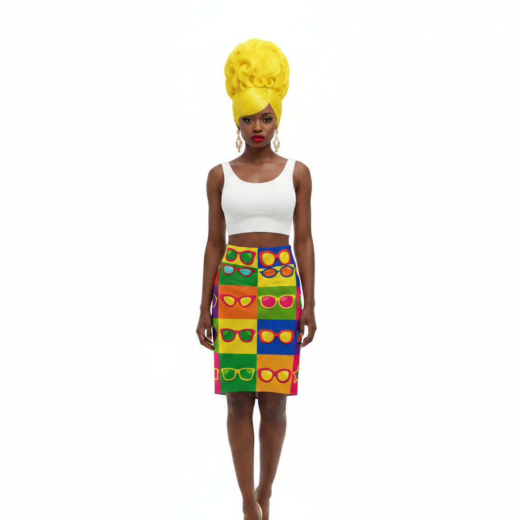Modelka 2 - Black yellow beehive