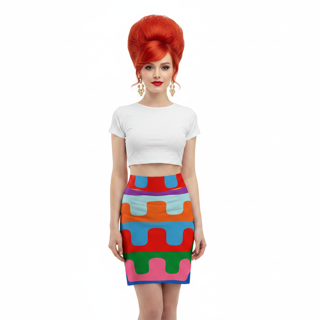 Modelka 2 - White red beehive
