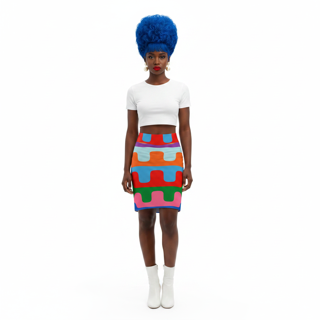Modelka 3 - Black blue beehive