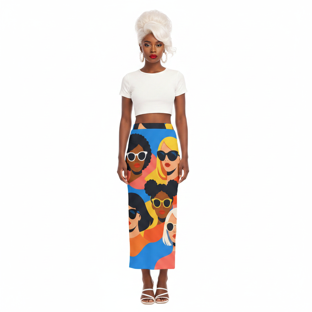 Modelka 3 - Black platinum beehive