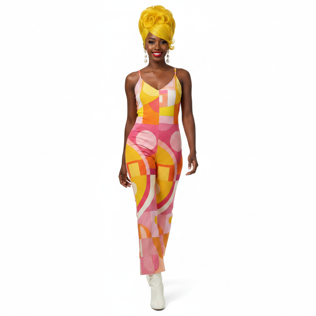 Modelka 3 - Black, yellow beehive, walking