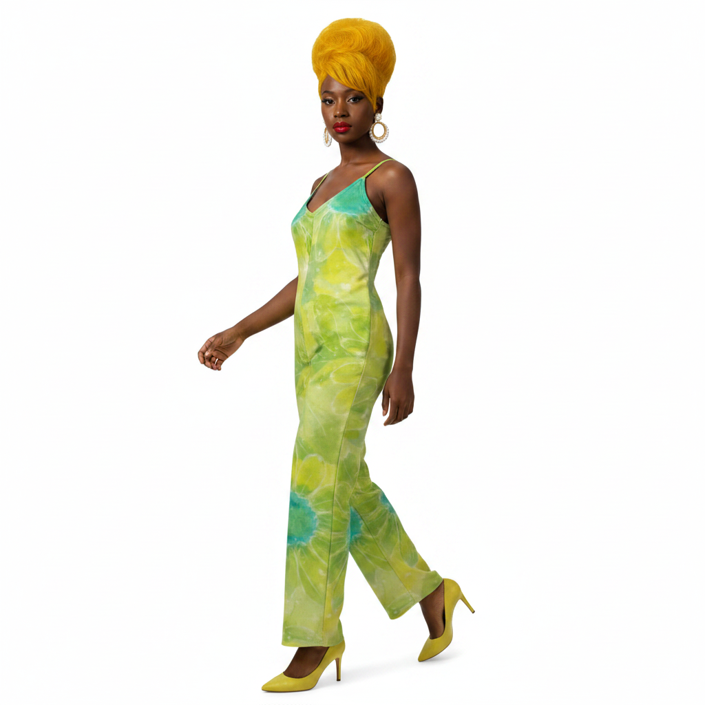 Modelka 3 - Black, yellow beehive, walking