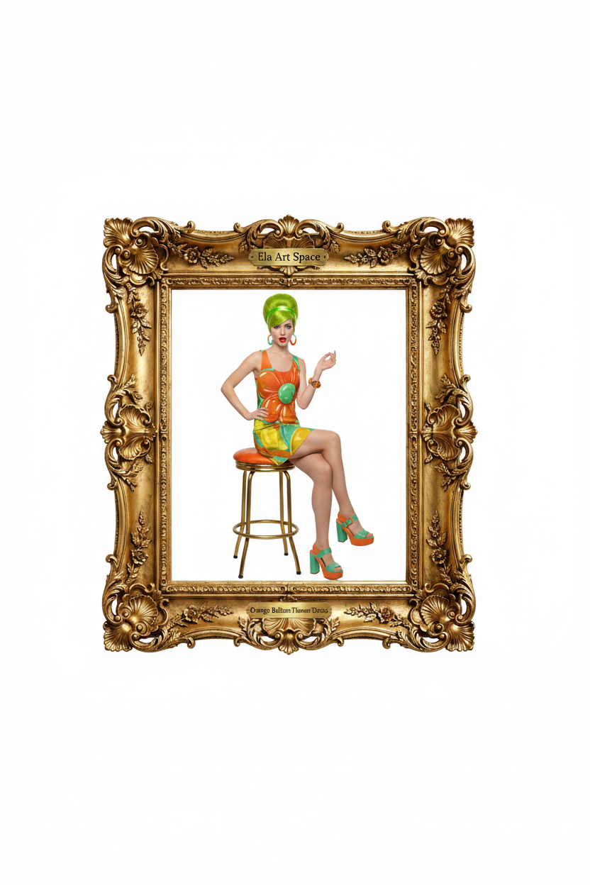 Orange Balloon Frame