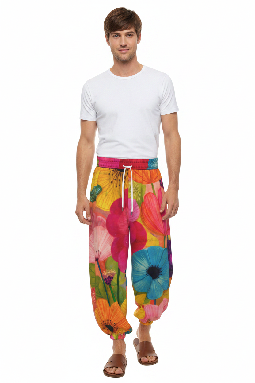 Painted Garden Lantern Pants — Man