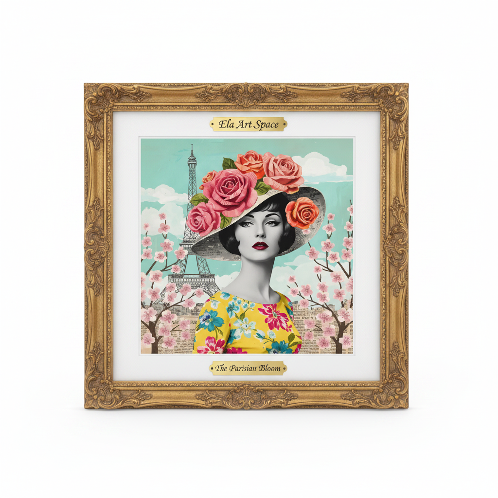 Parisian Bloom złota rama