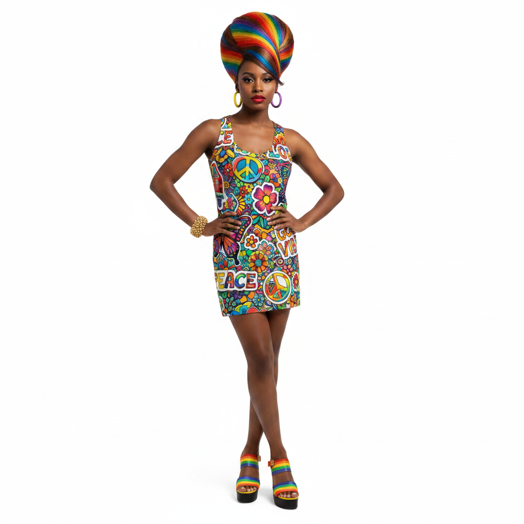 Peace Love Dress Modelka 2