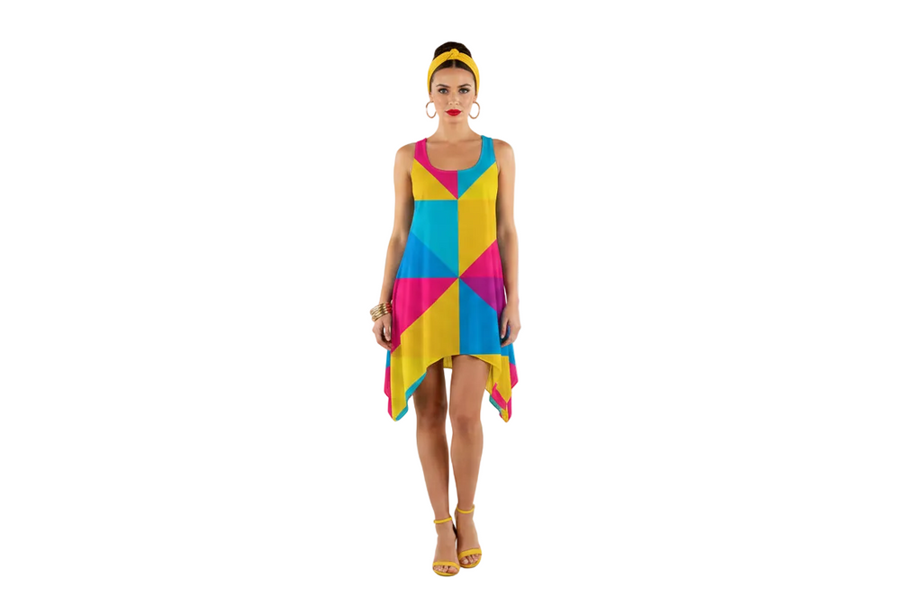 Pinwheel Geometric Dress