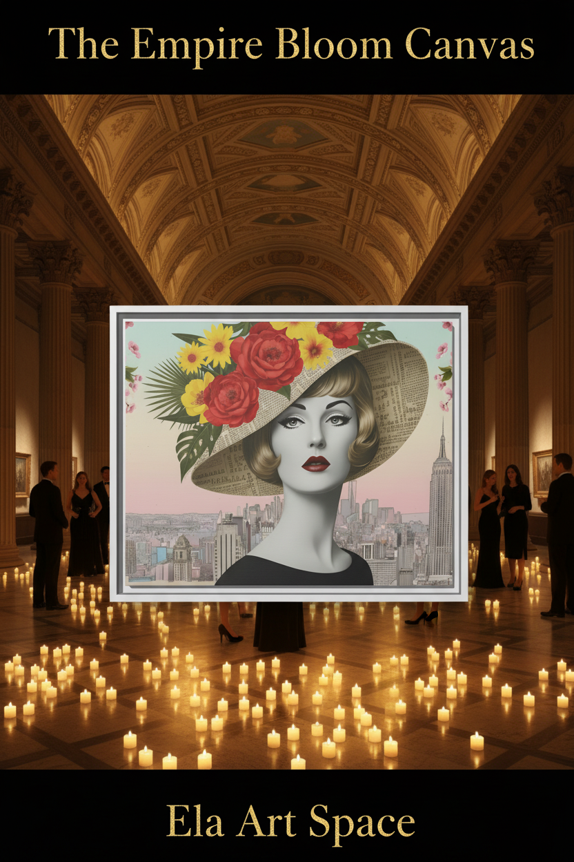Plakat Empire Bloom — złote napisy