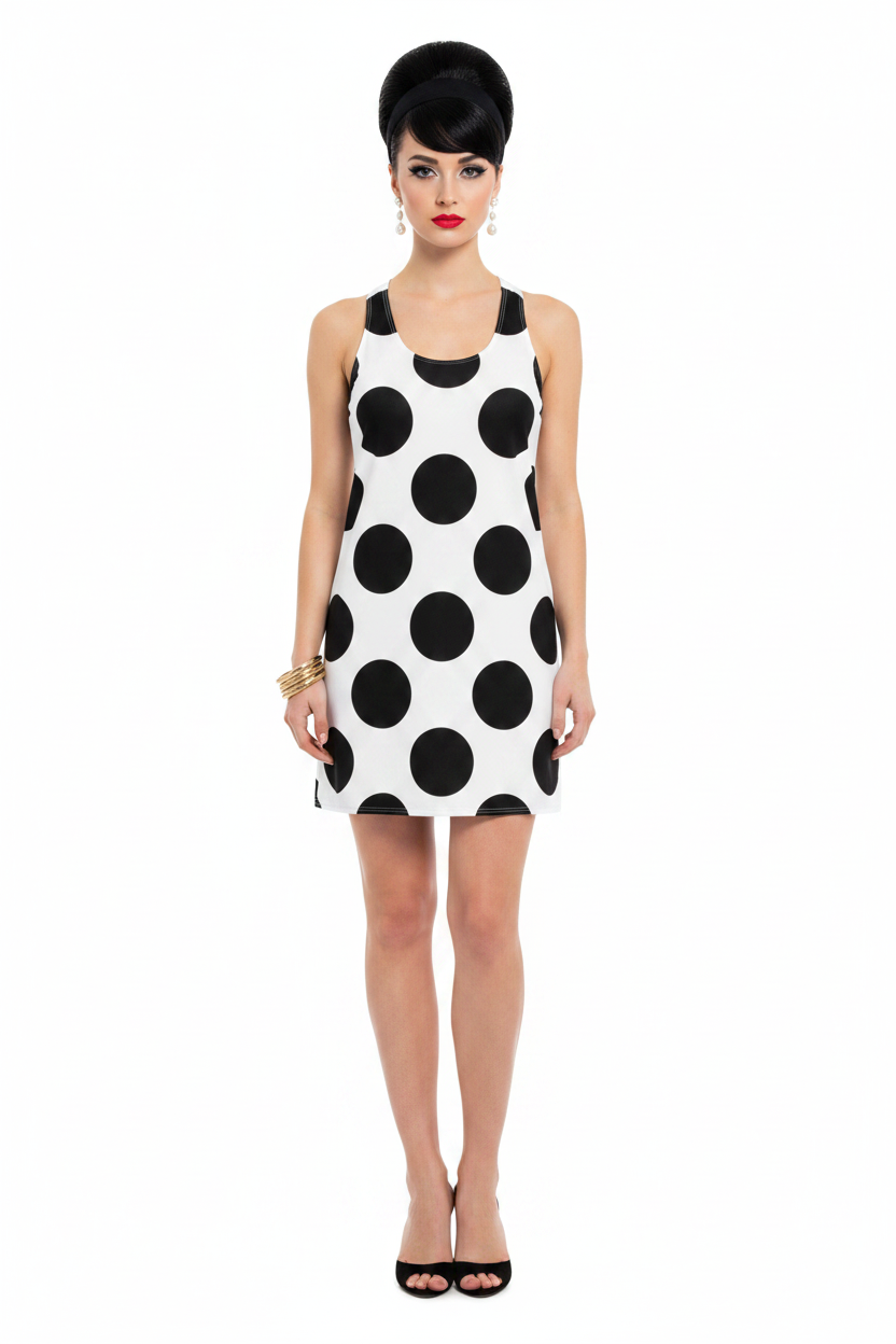 Polka Dot Dress Model 1