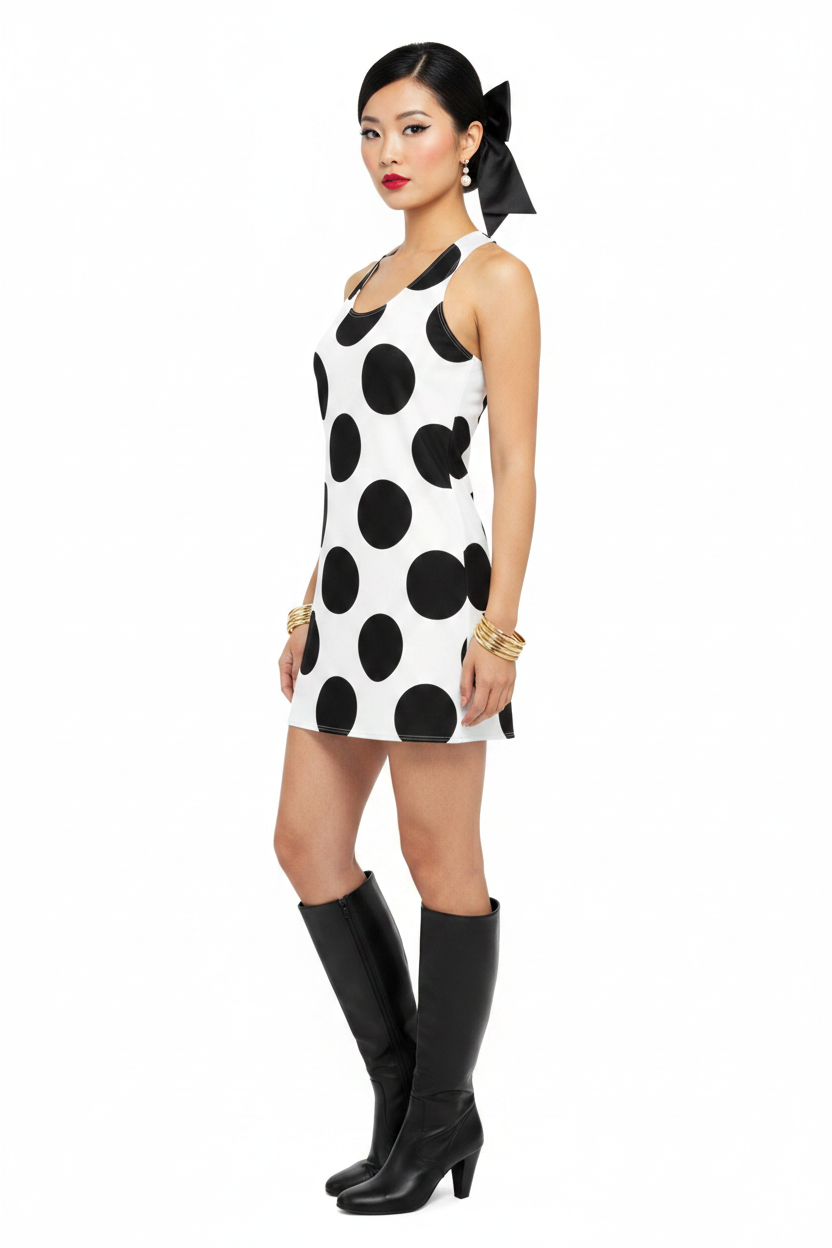 Polka Dot Dress Model 3