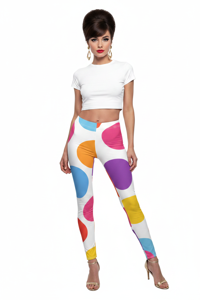 Polka Dot Leggings — Front