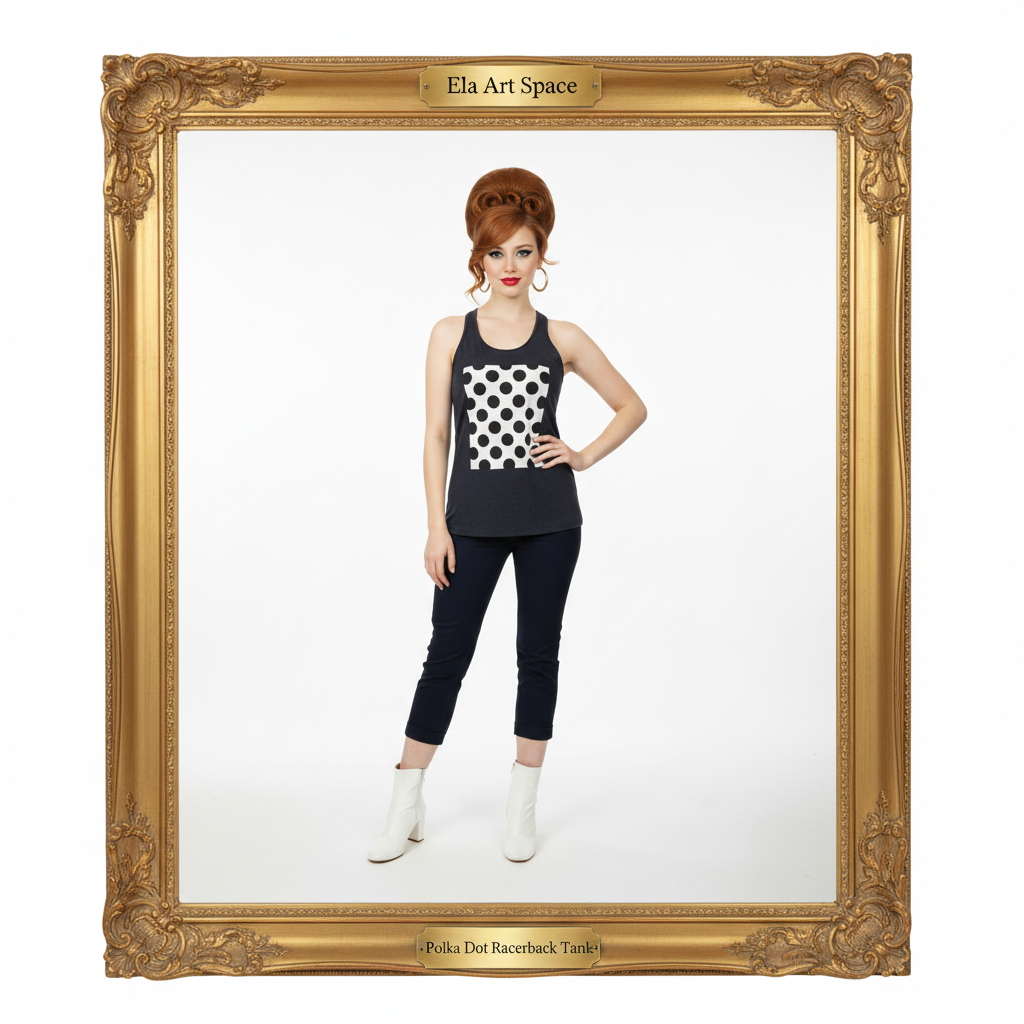 Polka Dot złota rama