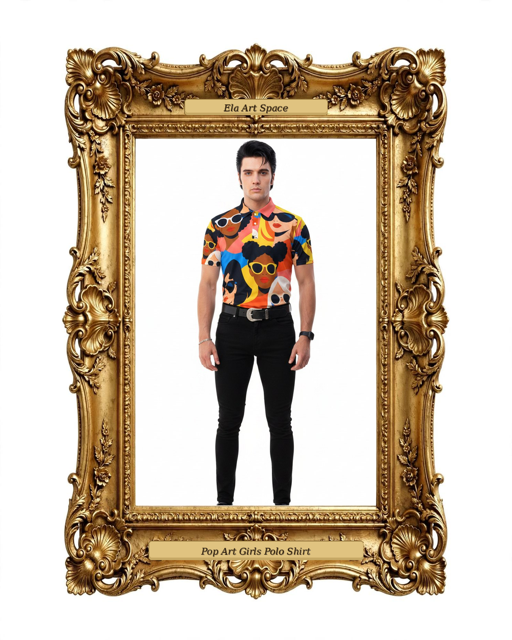 Pop Art Girls Polo Shirt