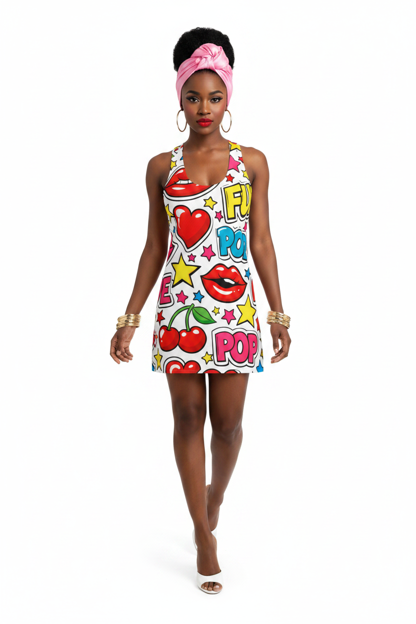 Pop Art Dress Model 3