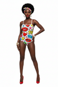 Pop Art Lips One-Piece — 60s Model