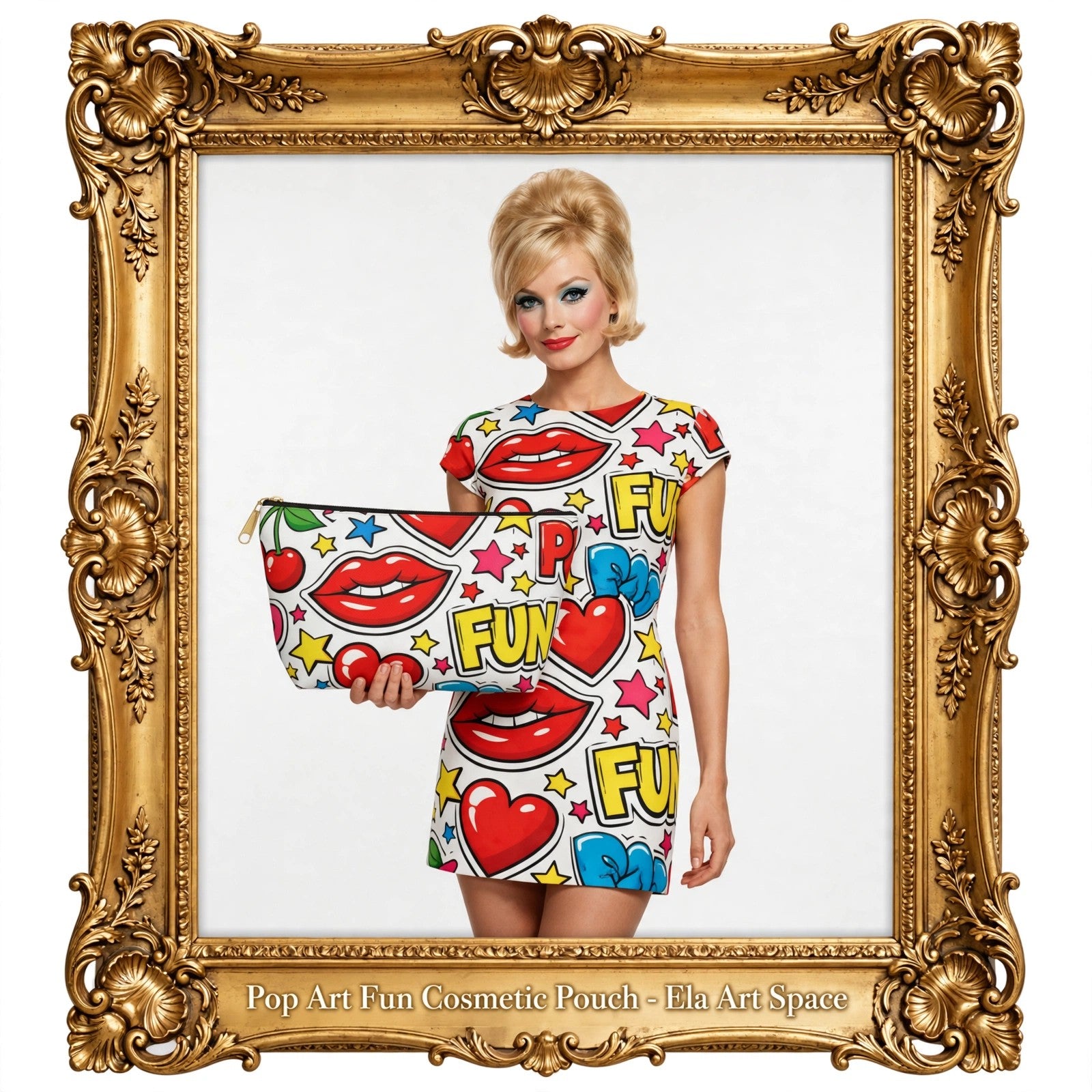 Pop Art Fun Cosmetic Pouch