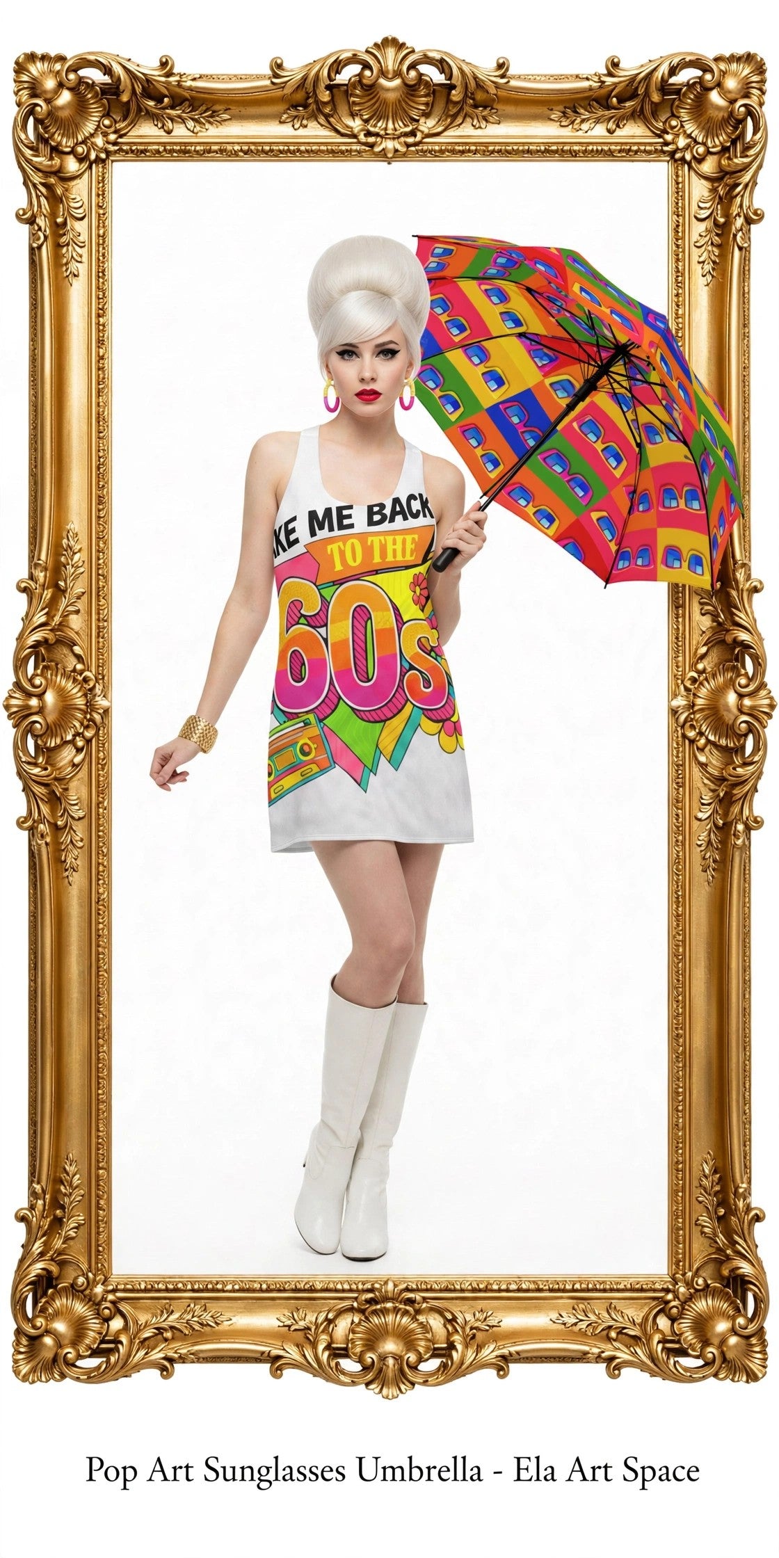 Pop Art Sunglasses Umbrella