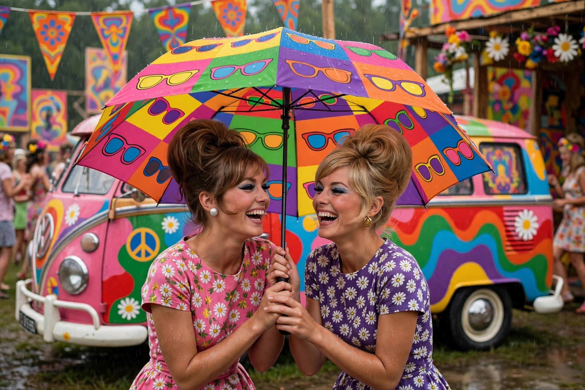 Pop Art Shades Umbrella