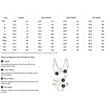 All-Over Print Women's One Piece Sexy Monokini Swimsuits