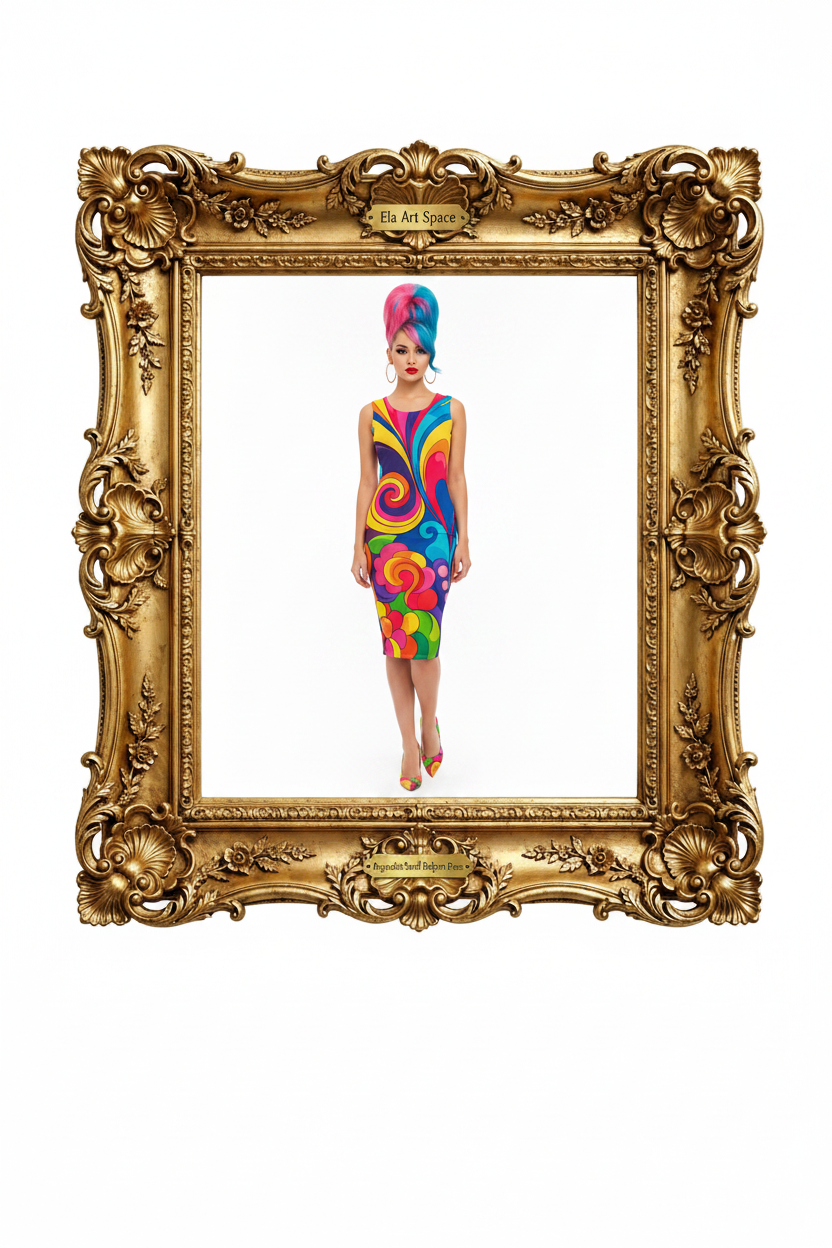 Psychedelic Swirl Frame