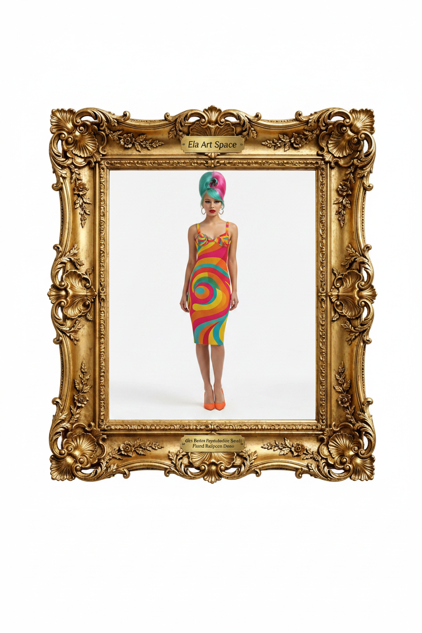 Psychedelic Swirl Frame