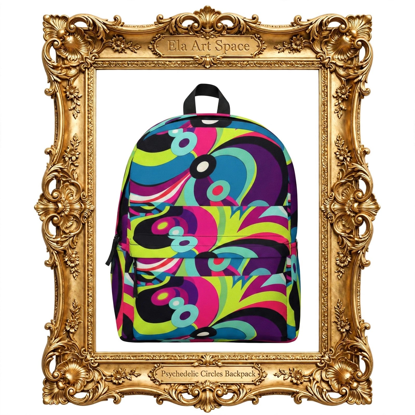 Psychedelic Circles Backpack