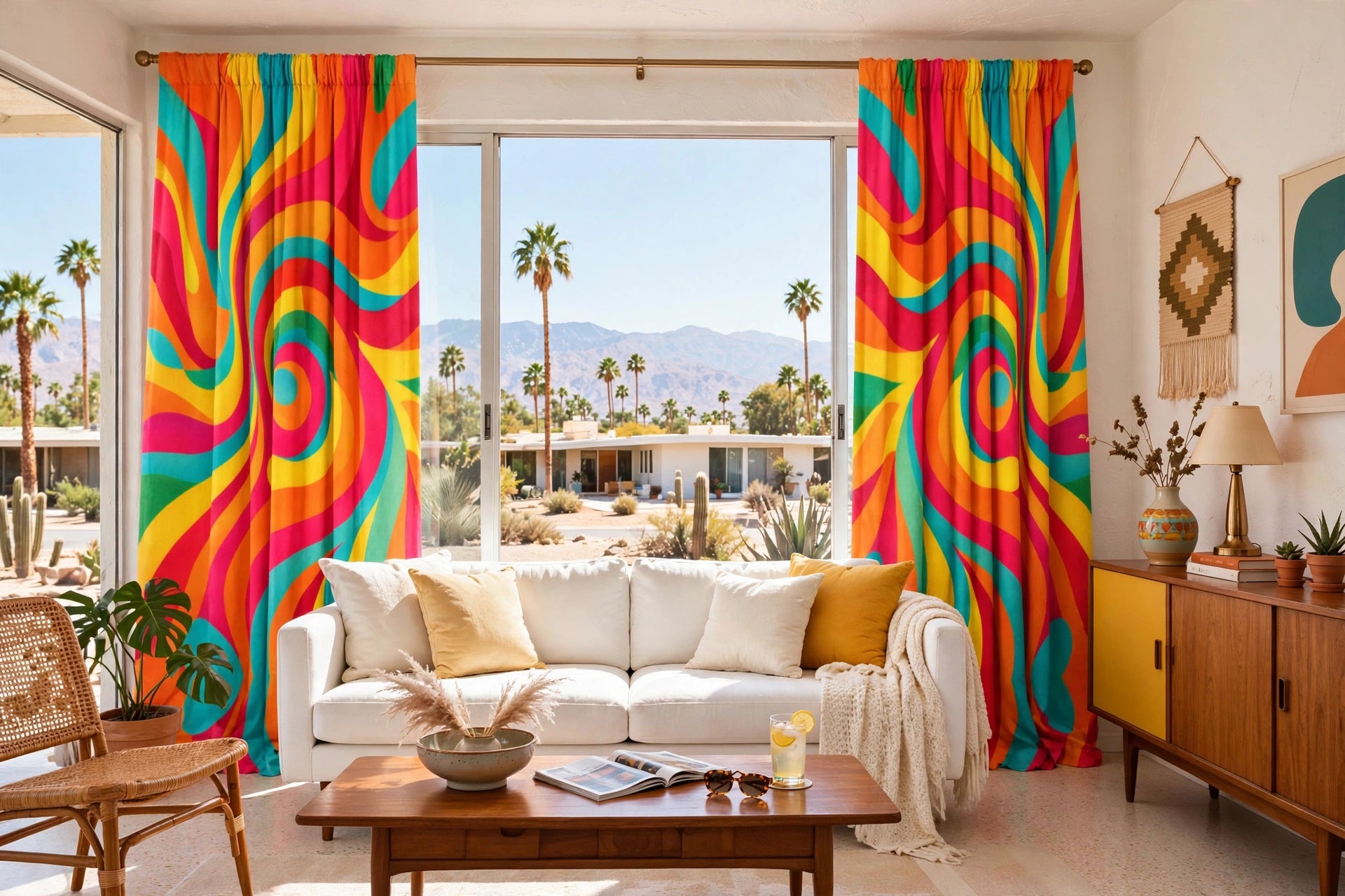Psychedelic Swirl Fabric