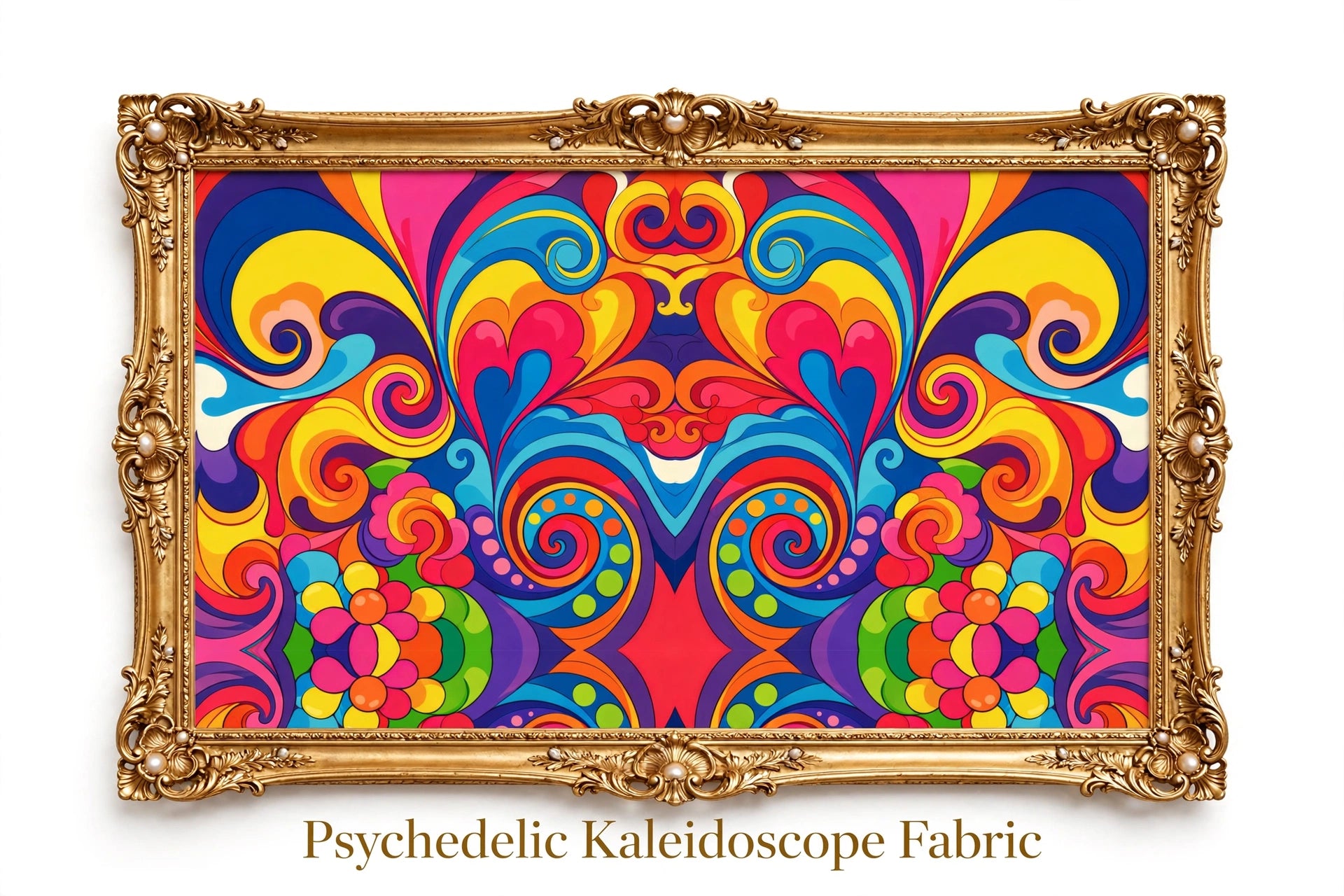 Psychedelic Kaleidoscope Fabric