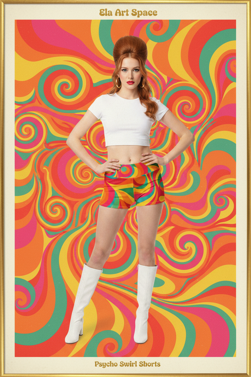 Psycho Swirl Shorts poster
