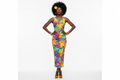 Rainbow Daisy Bodycon Dress