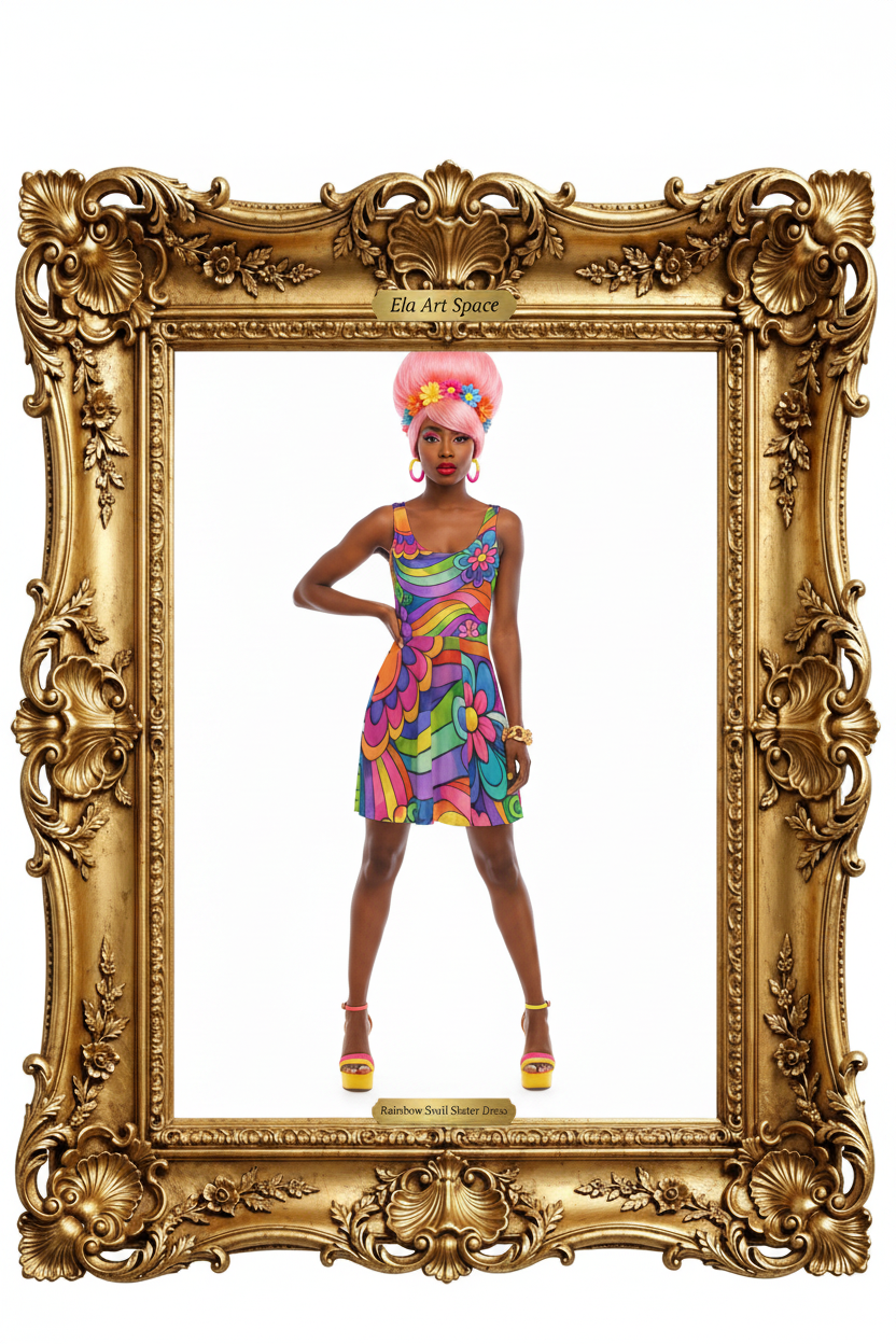 Rainbow Swirl Frame