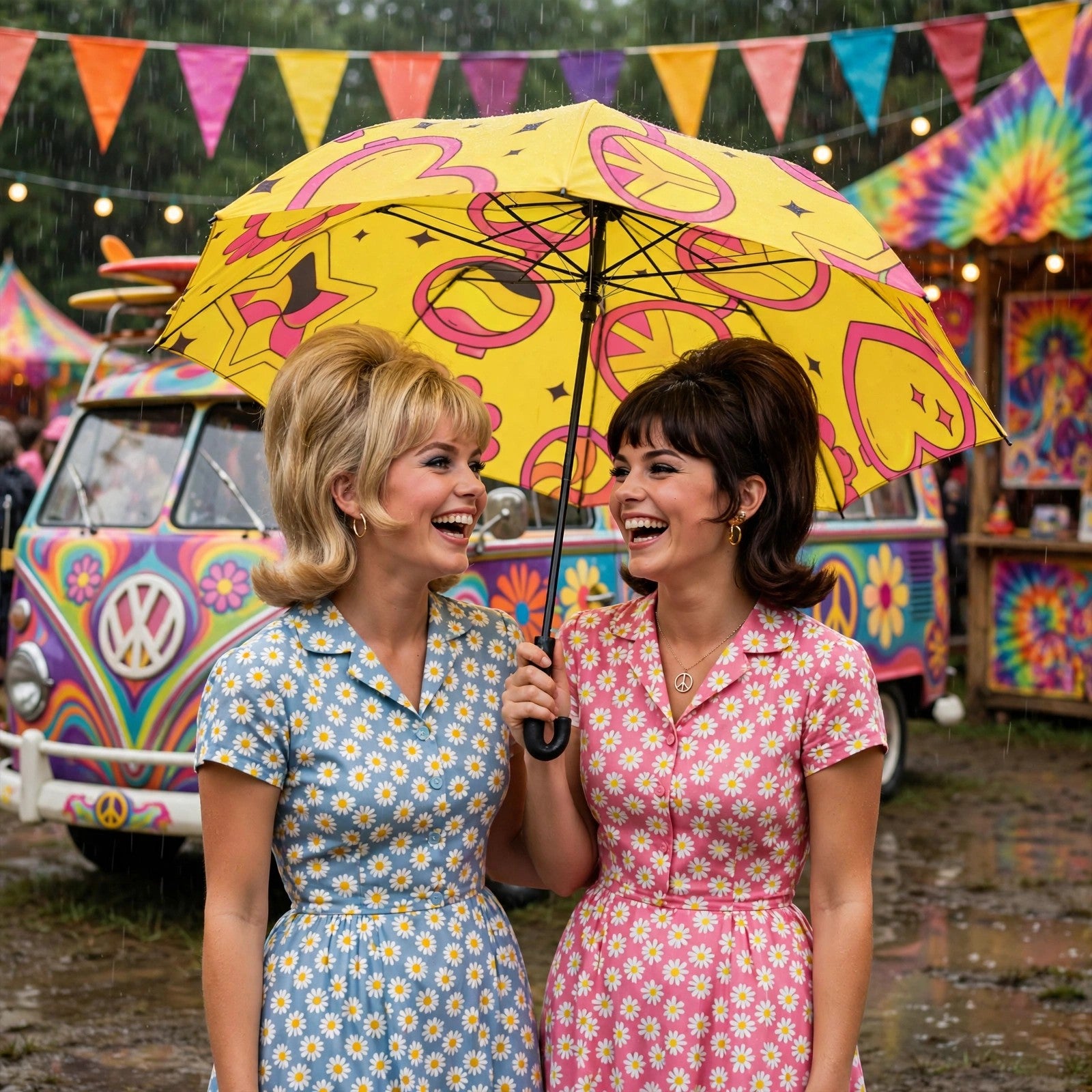 Peace, Love & Sunshine Umbrella