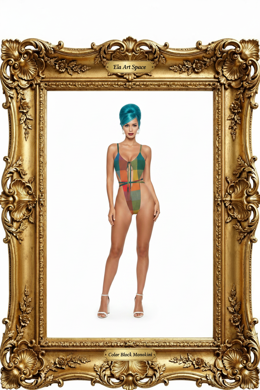Rama — Color Block Monokini