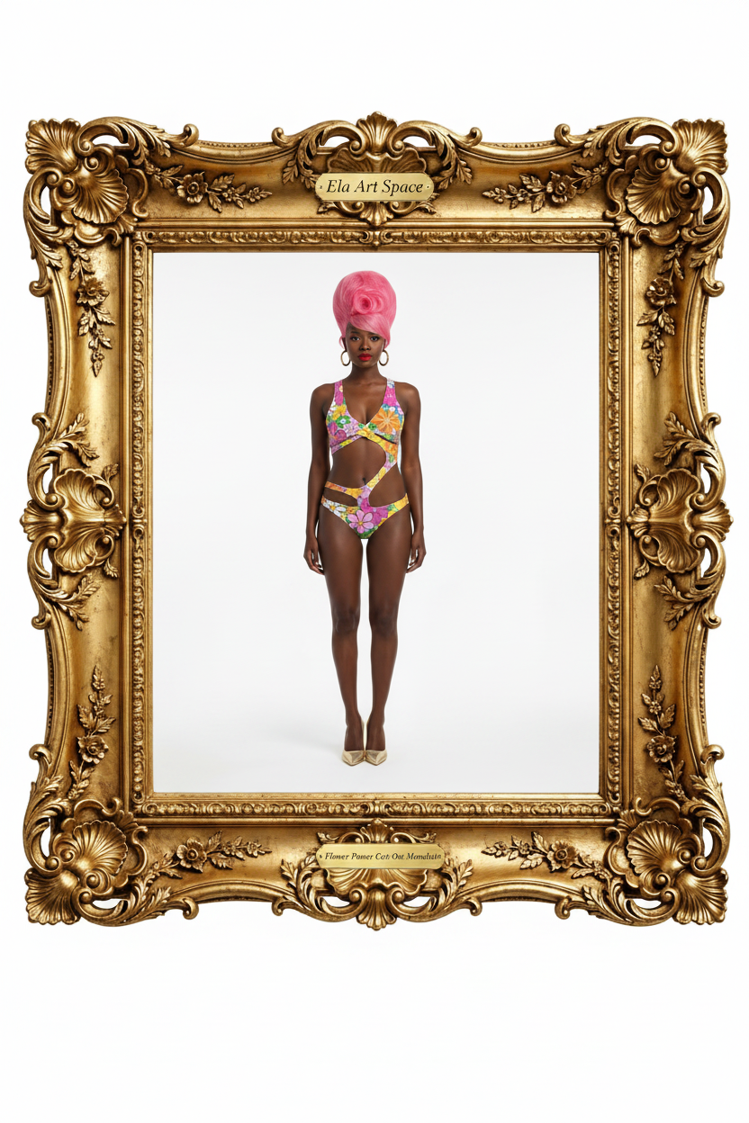 Rama — Flower Power Cut-Out Monokini