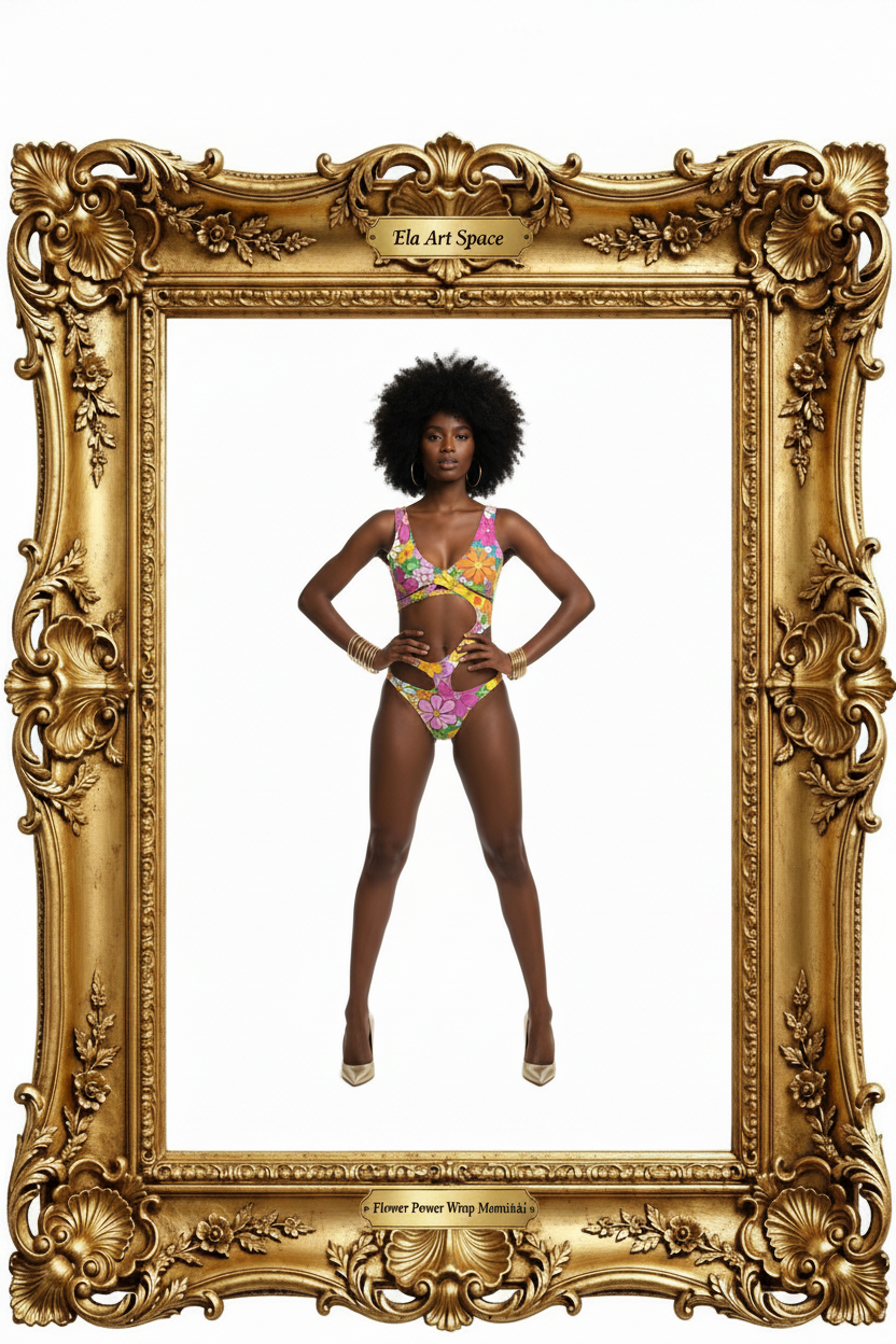 Rama — Flower Power Wrap Monokini