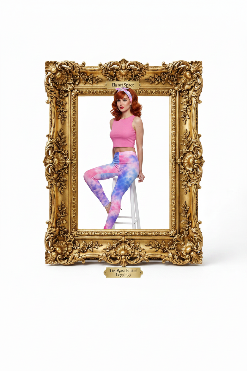 Rama — Tie-Dye Pastel Leggings