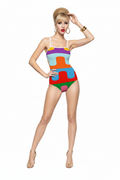 Retro Colorful One-Piece Model