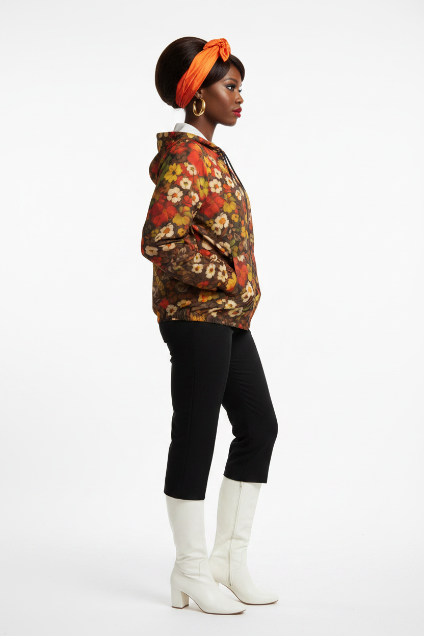 Retro Fall Windbreaker modelka 2