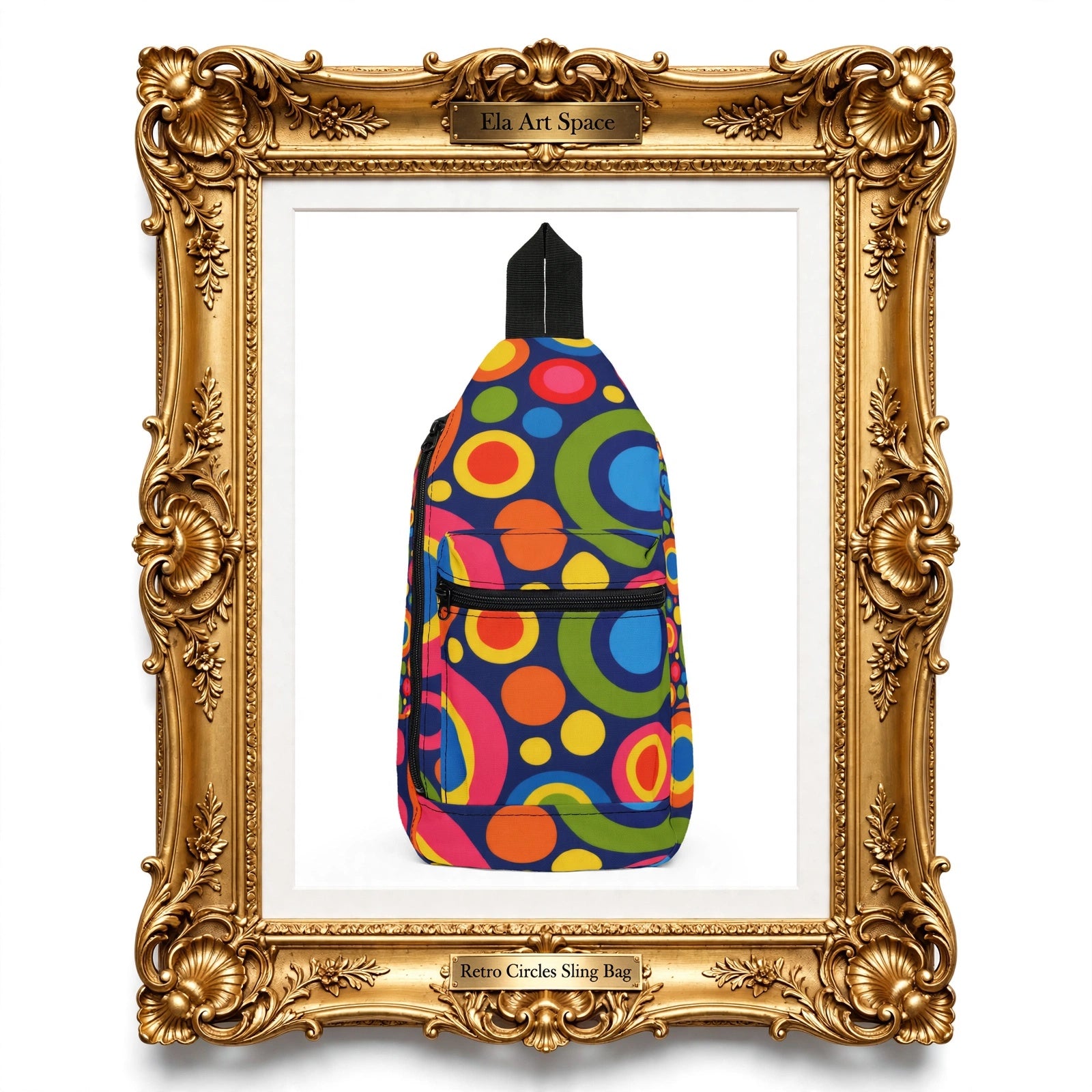 Retro Circles Sling Bag