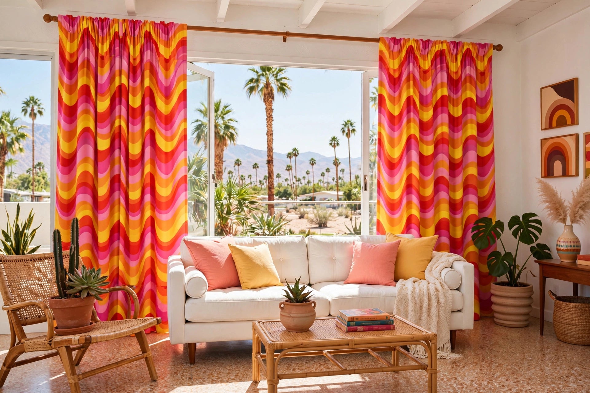 Psychedelic Wave Fabric