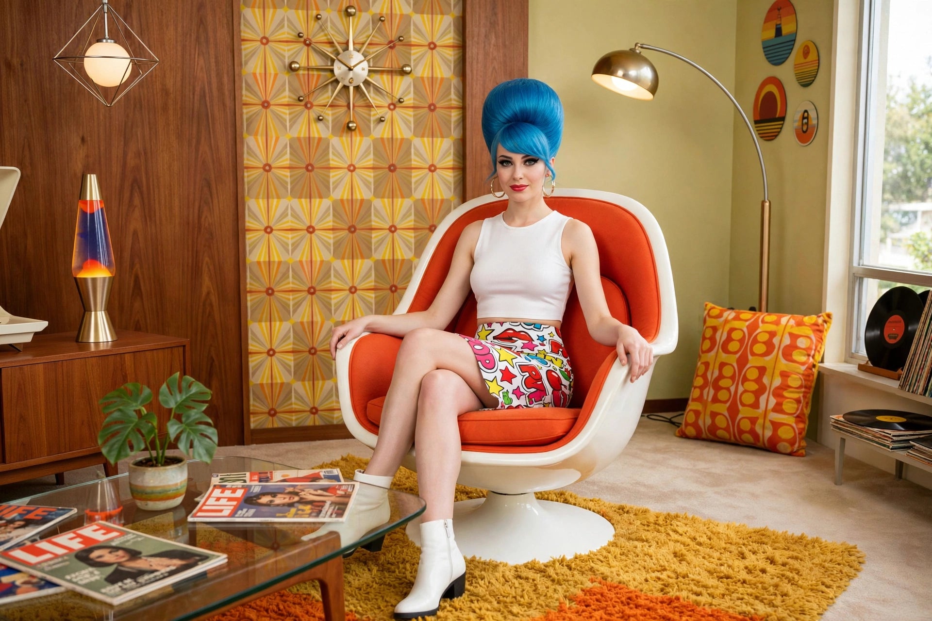 Pop Art Party - Comic Pencil Skirt