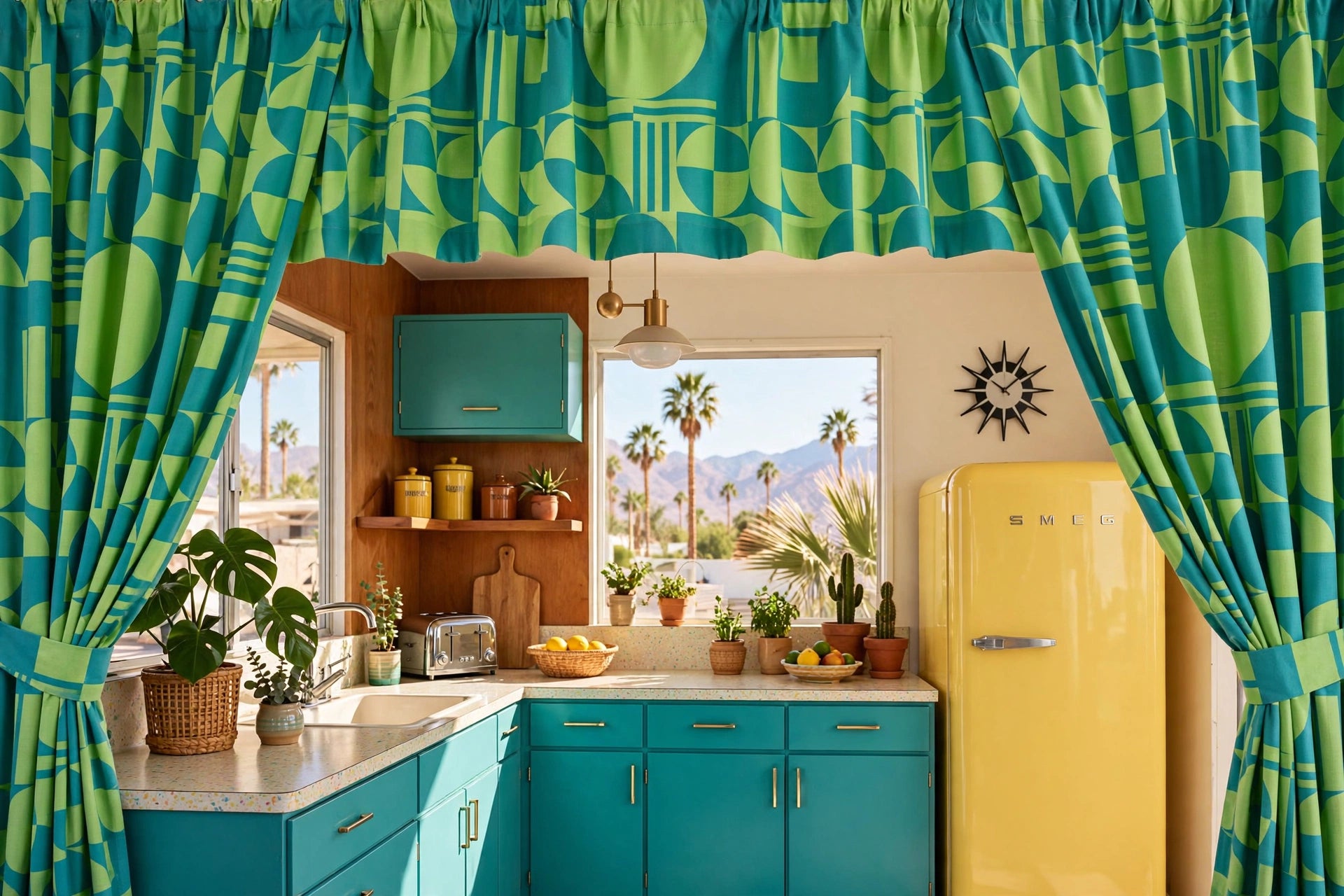 Geometric Shapes Fabric