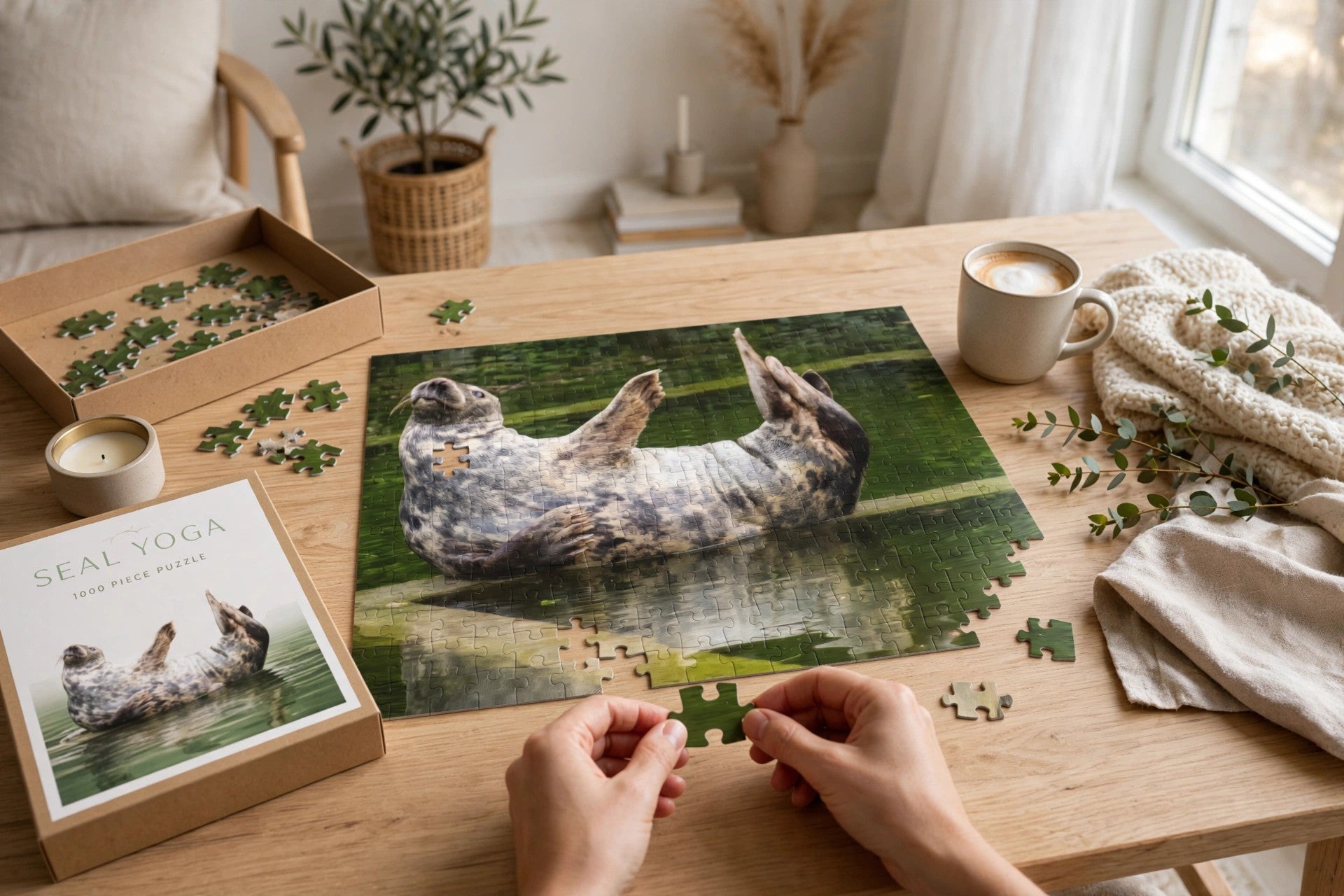 Yoga Seal Jigsaw Puzzle