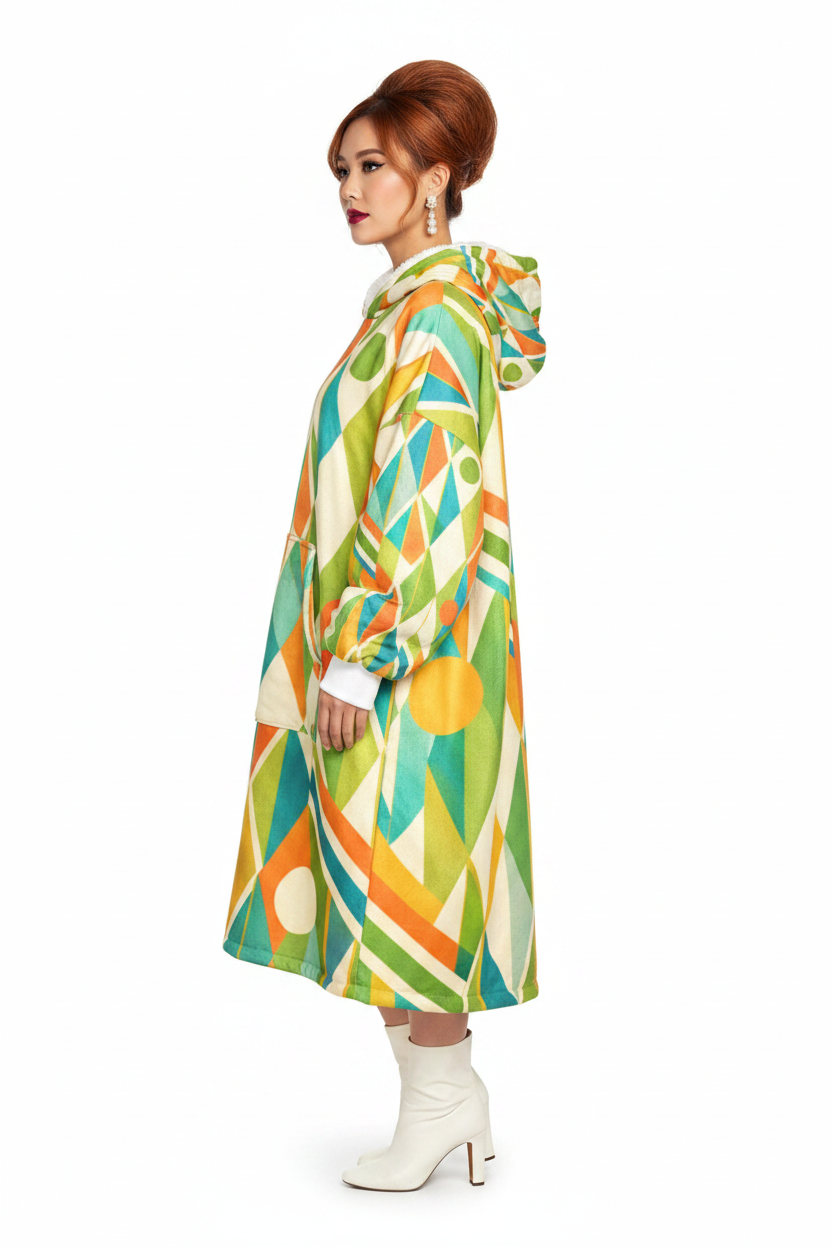 Side — Azjatka, miedziany bouffant