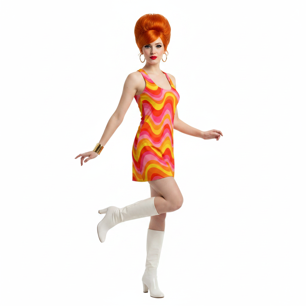 Sunset Wave Dress Modelka 1