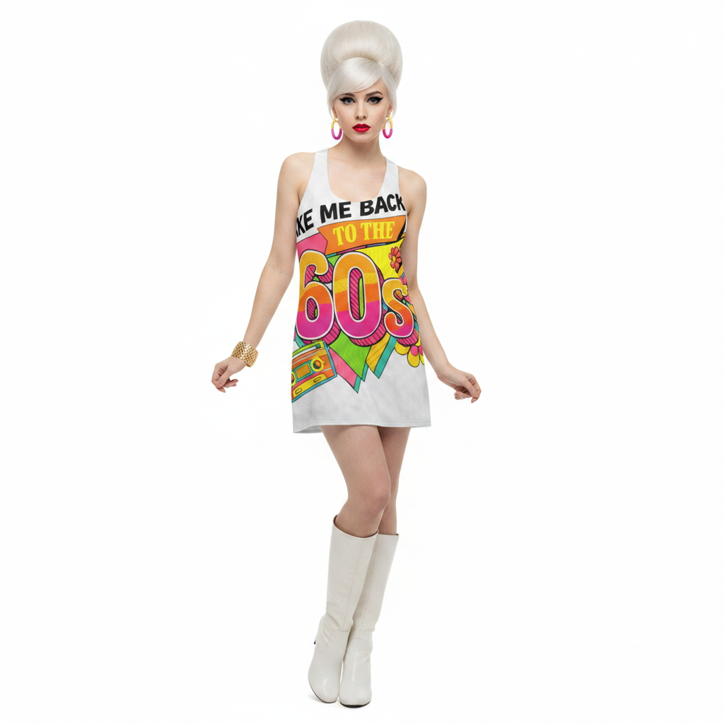 Take Me Back 60s Dress Modelka 1