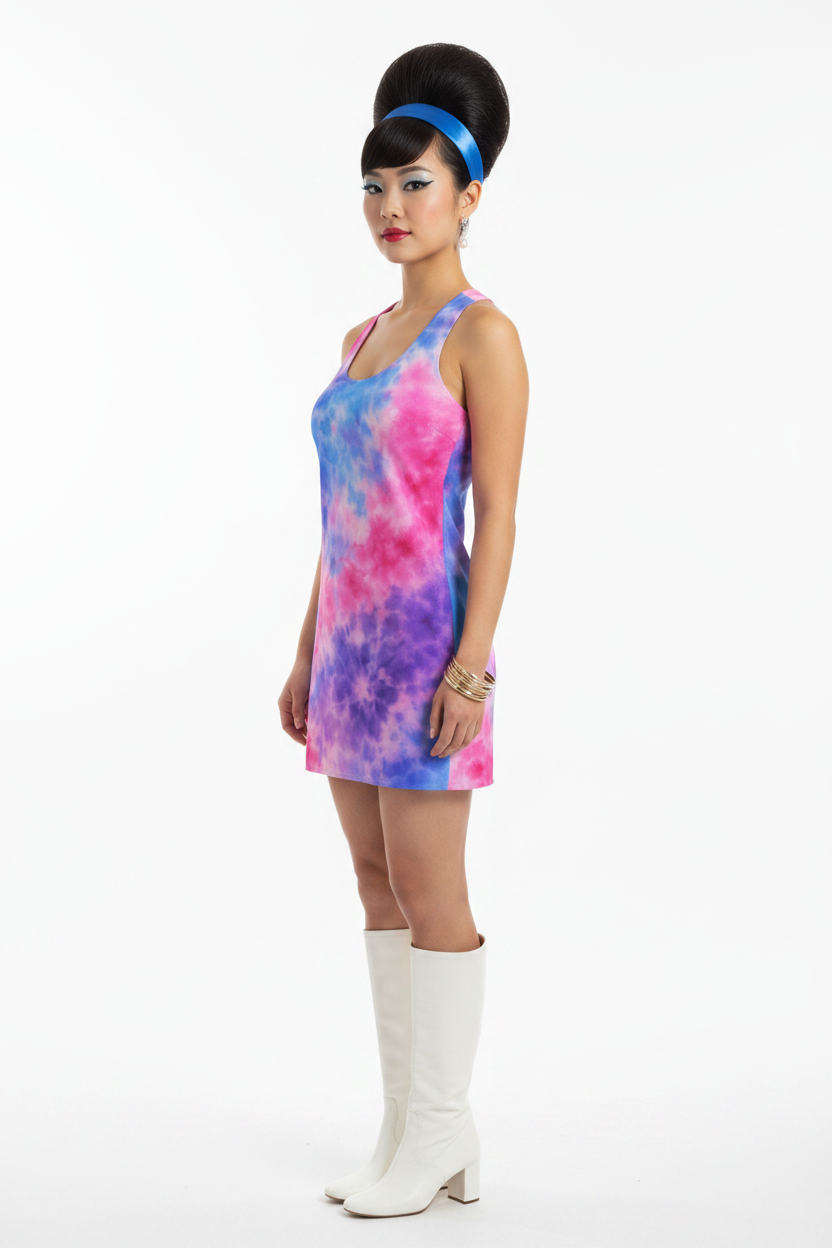 Tie-Dye Dress Model 3