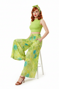 Tie-Dye Floral Palazzo — Sitting