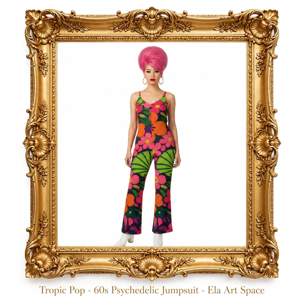 Tropic Pop - 60s Psychedelic Jumpsuit